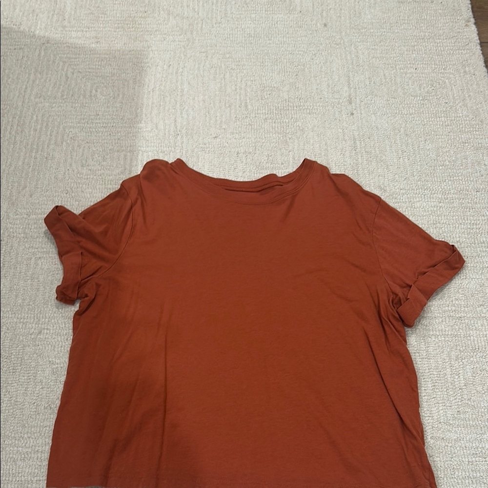 A New Day Brown Short Sleeve Relaxed T-Shirt